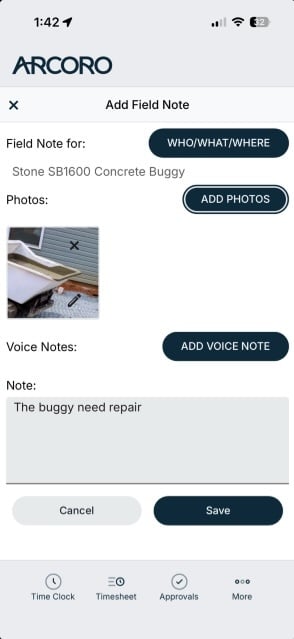 Add Field Note